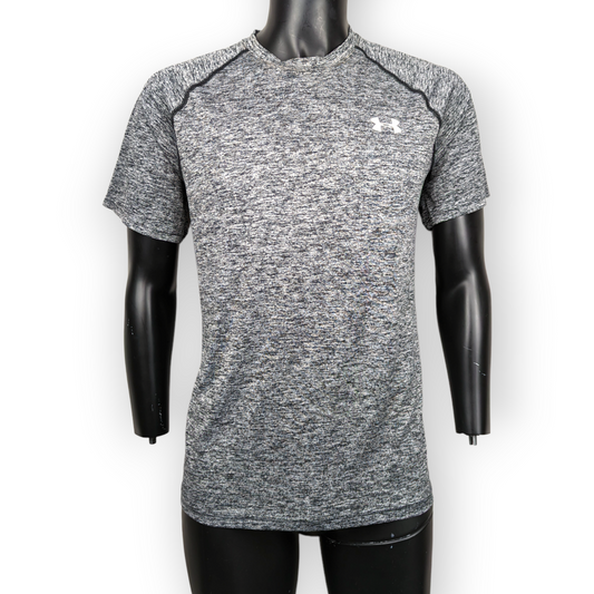 Under Armour Grey Loose Training Gym Fitness T-Shirt Men Size Medium