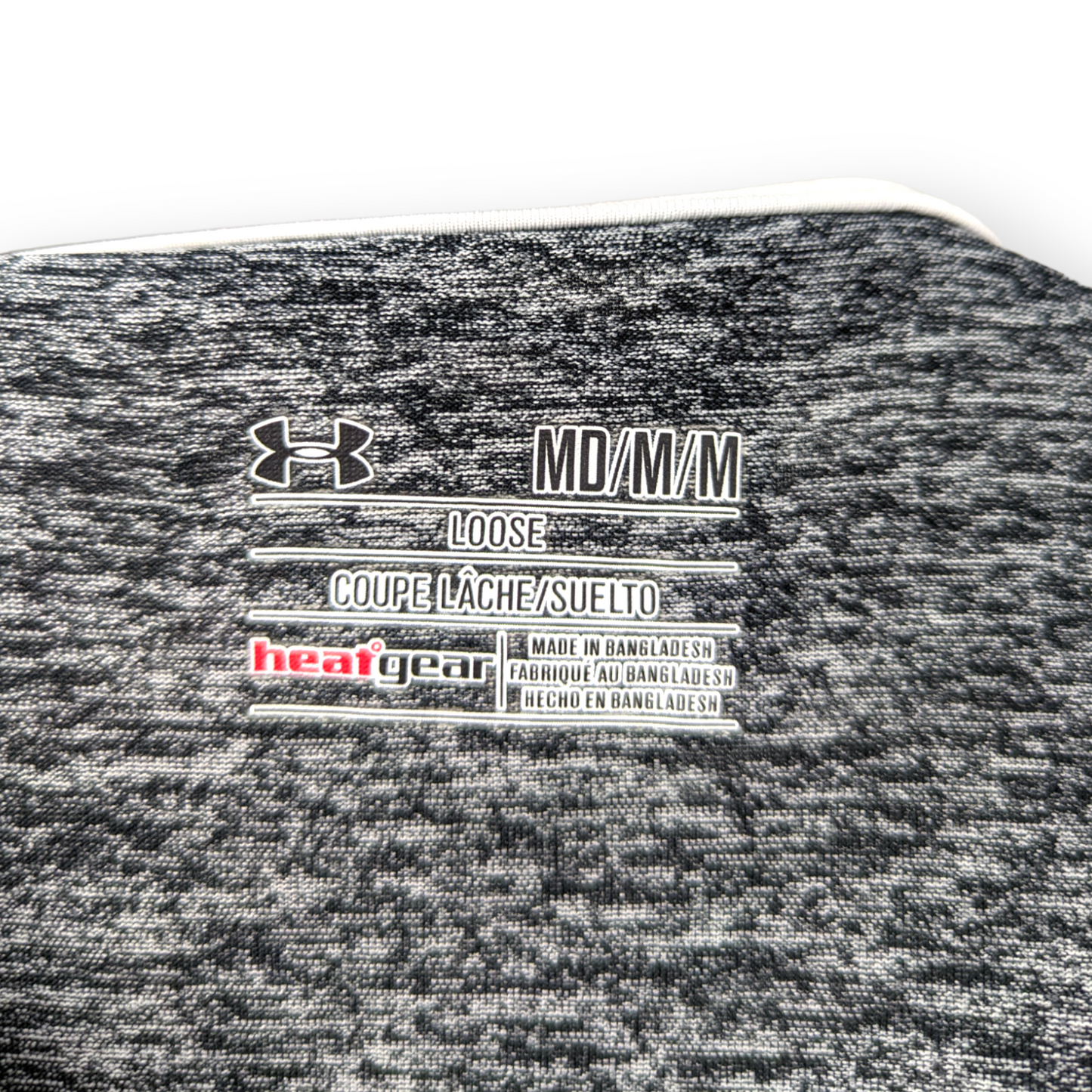 Under Armour Grey Loose Training Gym Fitness T-Shirt Men Size Medium