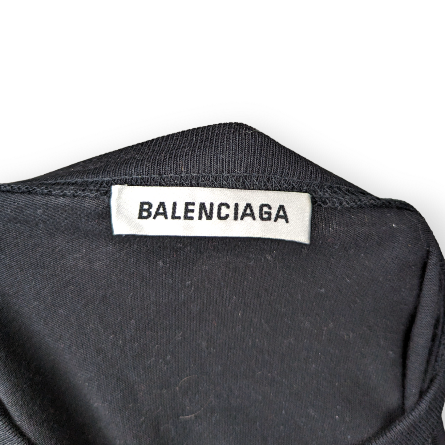 Balenciaga Black Oversized Short Sleeved T-Shirt Men Size XS