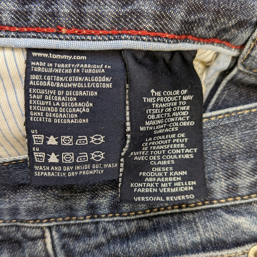 Tommy Hilfiger Blue Madison Straight Fit Jeans Men Size W32/L30