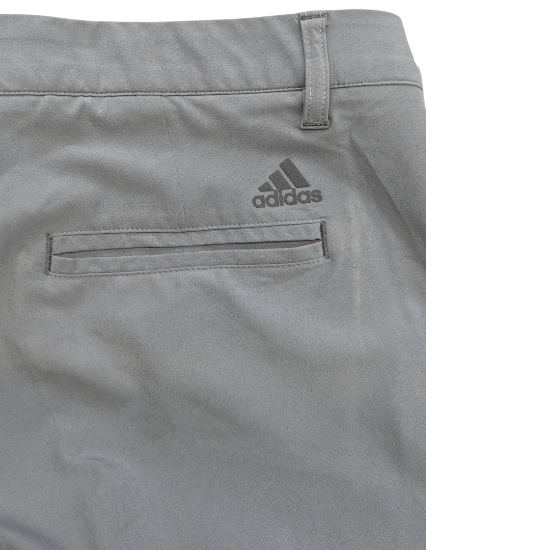 Adidas Grey Classic Golf Trousers Men Size W36/L34