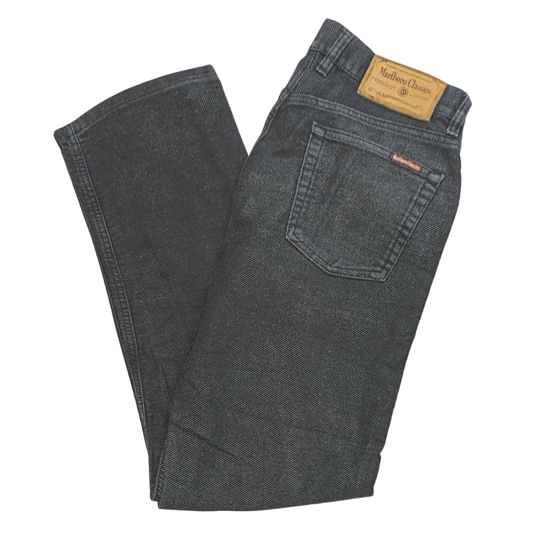 Marlboro Classics Black Straight Fit Jeans Men Size W32/L30