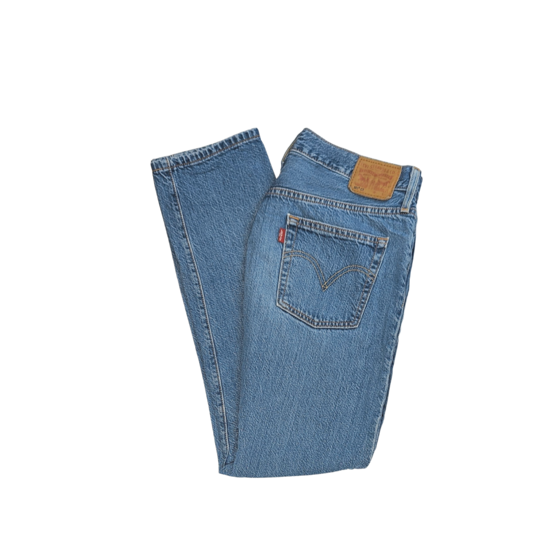 Levi's 501 Blue Straight Fit Jeans Men Size W32/L30