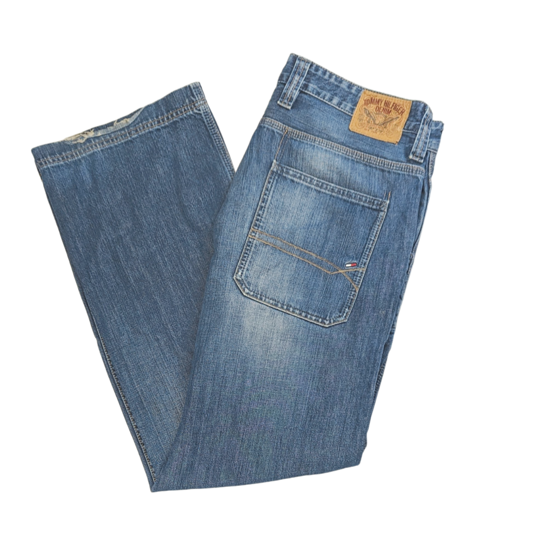 Tommy Hilfiger Denim Wide Leg Ballpeen Comfort Jeans Men W36/L32