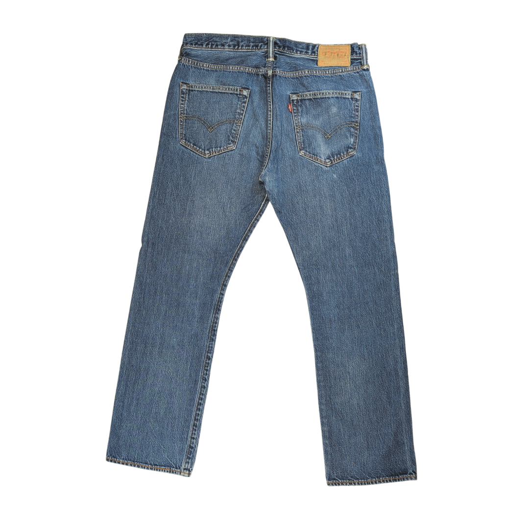 Levi's 501 Blue Straight Fit Jeans Men Size W34/L30