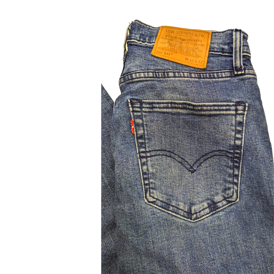 Levi's 511 Blue Slim Fit Jeans Men Size W30/L32