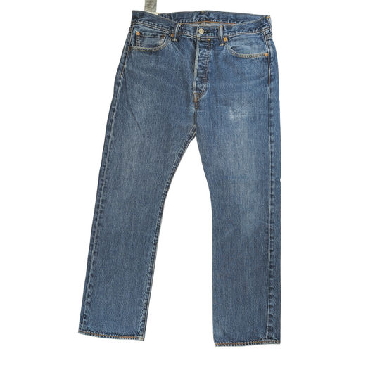 Levi's 501 Blue Straight Fit Jeans Men Size W34/L30