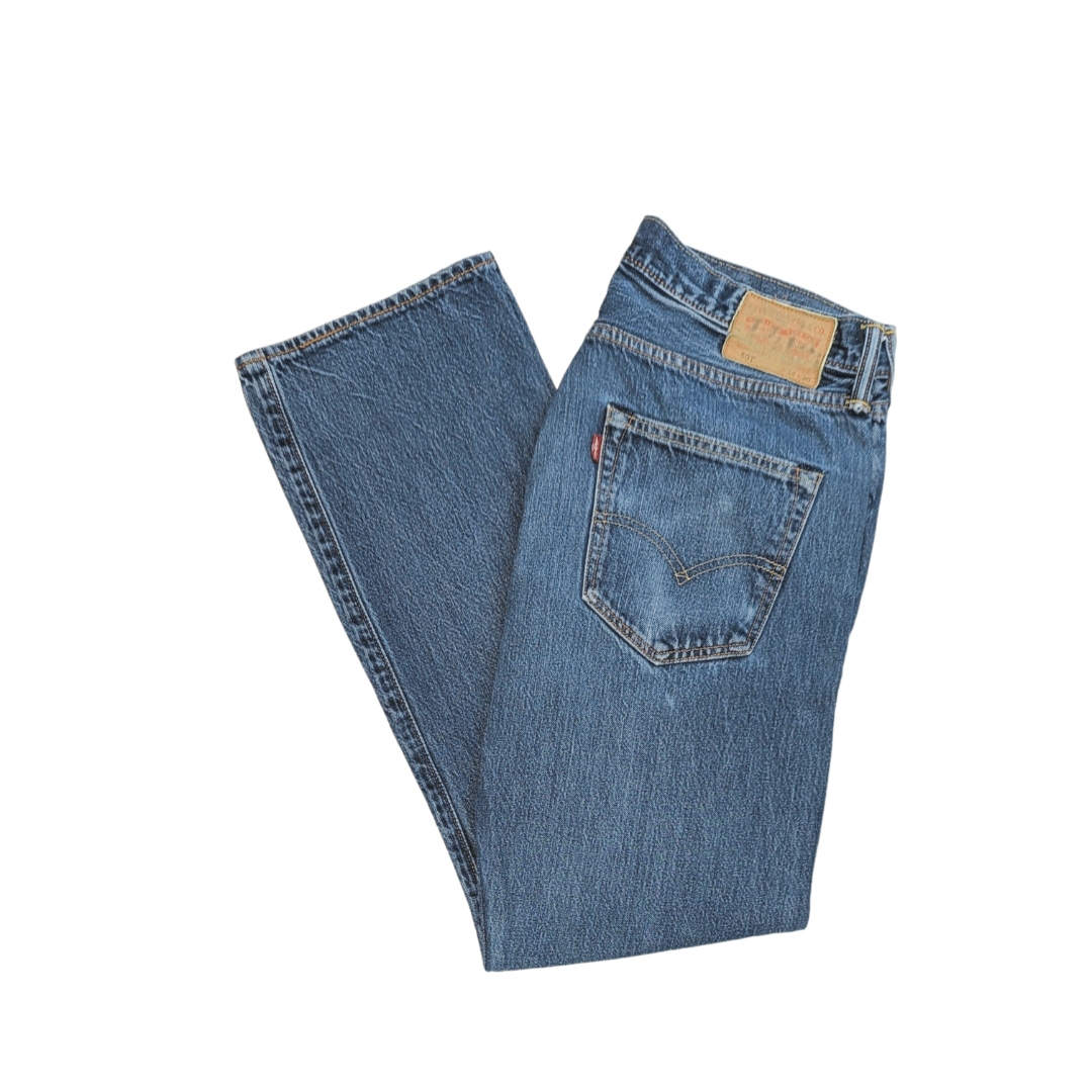 Levi's 501 Blue Straight Fit Jeans Men Size W34/L30